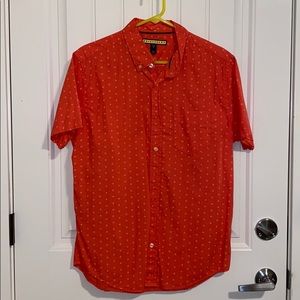 Button down short sleeve T-shirt